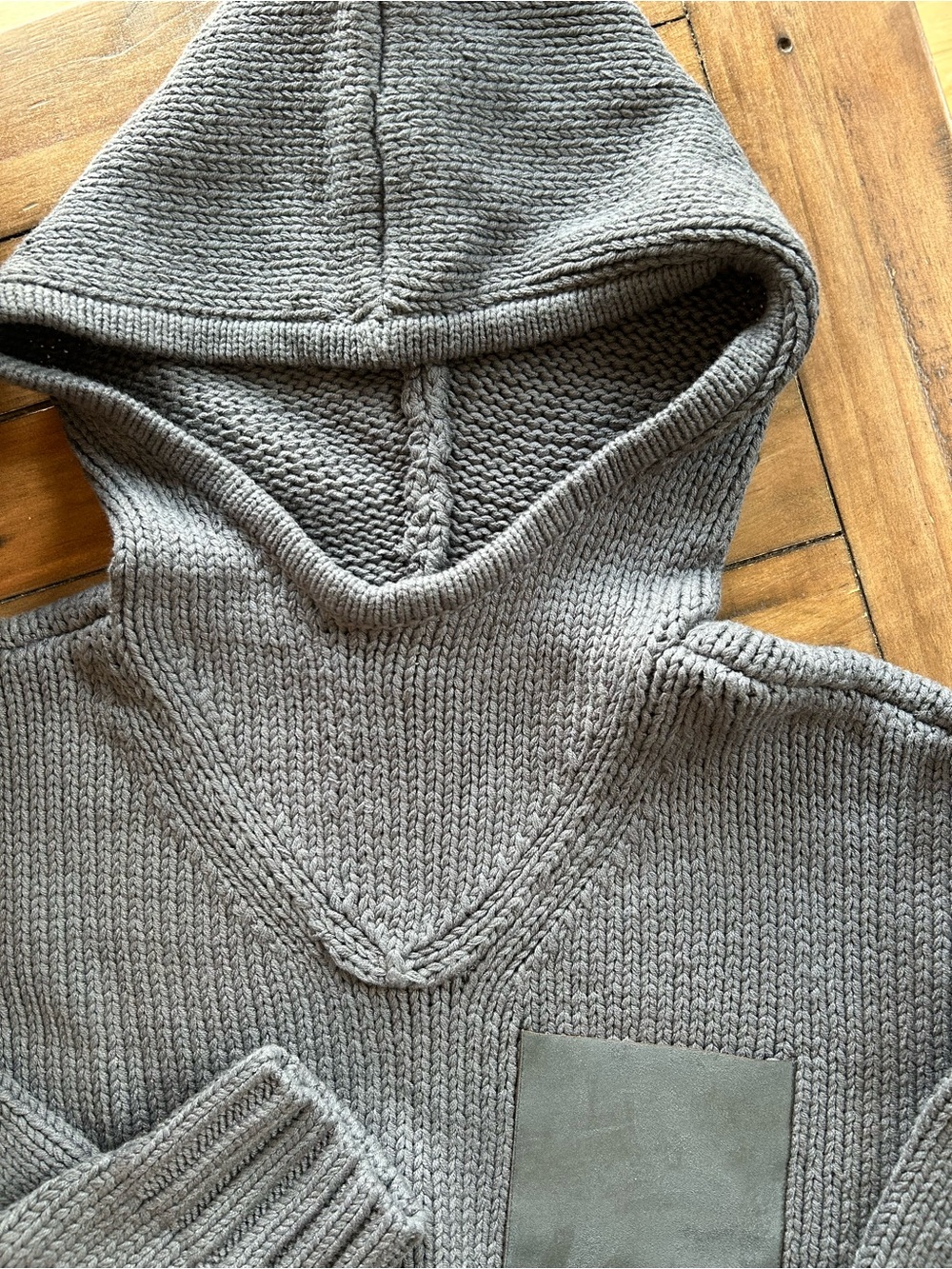 Haven Well Within Cotton Blend Pocket Sweater Hoodie M - Picture 7 of 11